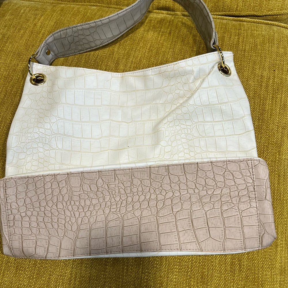 Embossed crocodile bag new